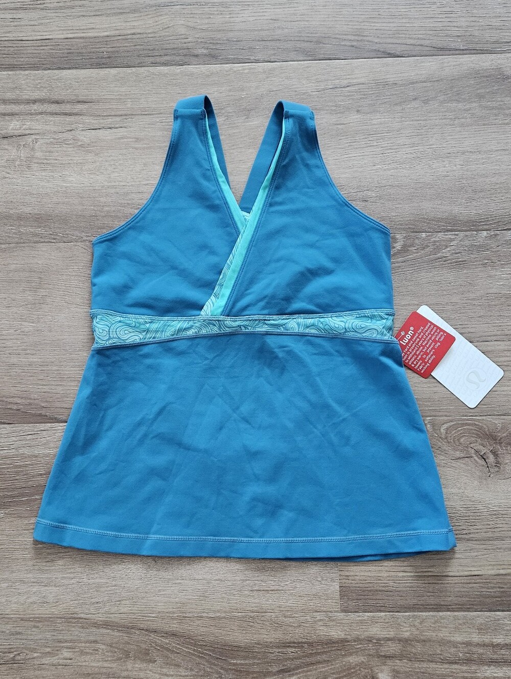 Lululemon Teal Athletic Deep V Tank III Size 12